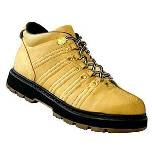 K Swiss Vintage Y2K Boots Trail Hiking Suede Mid Tan 9 41 Womens Gorpcore Preppy